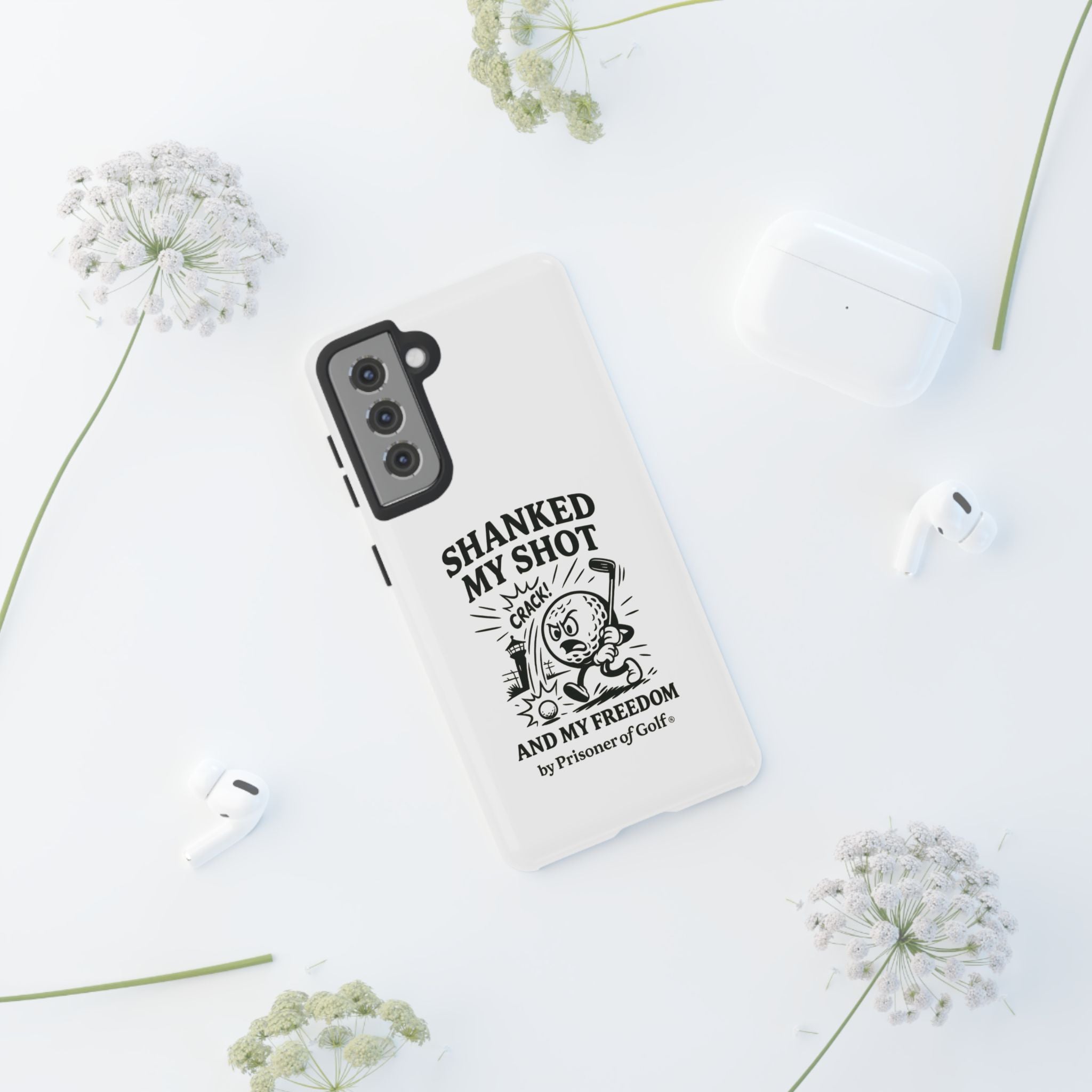 Shanked My Shot, Golf-Themed Phone Case, Funny Golf Gift, Golfer Accessory, Golf Lover's Case, Unique Sports Merchandise