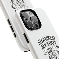Shanked My Shot, Golf-Themed Phone Case, Funny Golf Gift, Golfer Accessory, Golf Lover's Case, Unique Sports Merchandise