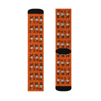 Fun Patterned Socks for Cozy Vibes | Unique Gift for Friends, Birthday Presents, Halloween Wear, Casual Style, Trendy Accessories