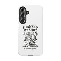 Shanked My Shot, Golf-Themed Phone Case, Funny Golf Gift, Golfer Accessory, Golf Lover's Case, Unique Sports Merchandise