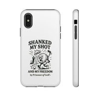 Shanked My Shot, Golf-Themed Phone Case, Funny Golf Gift, Golfer Accessory, Golf Lover's Case, Unique Sports Merchandise