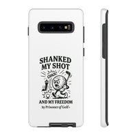 Shanked My Shot, Golf-Themed Phone Case, Funny Golf Gift, Golfer Accessory, Golf Lover's Case, Unique Sports Merchandise