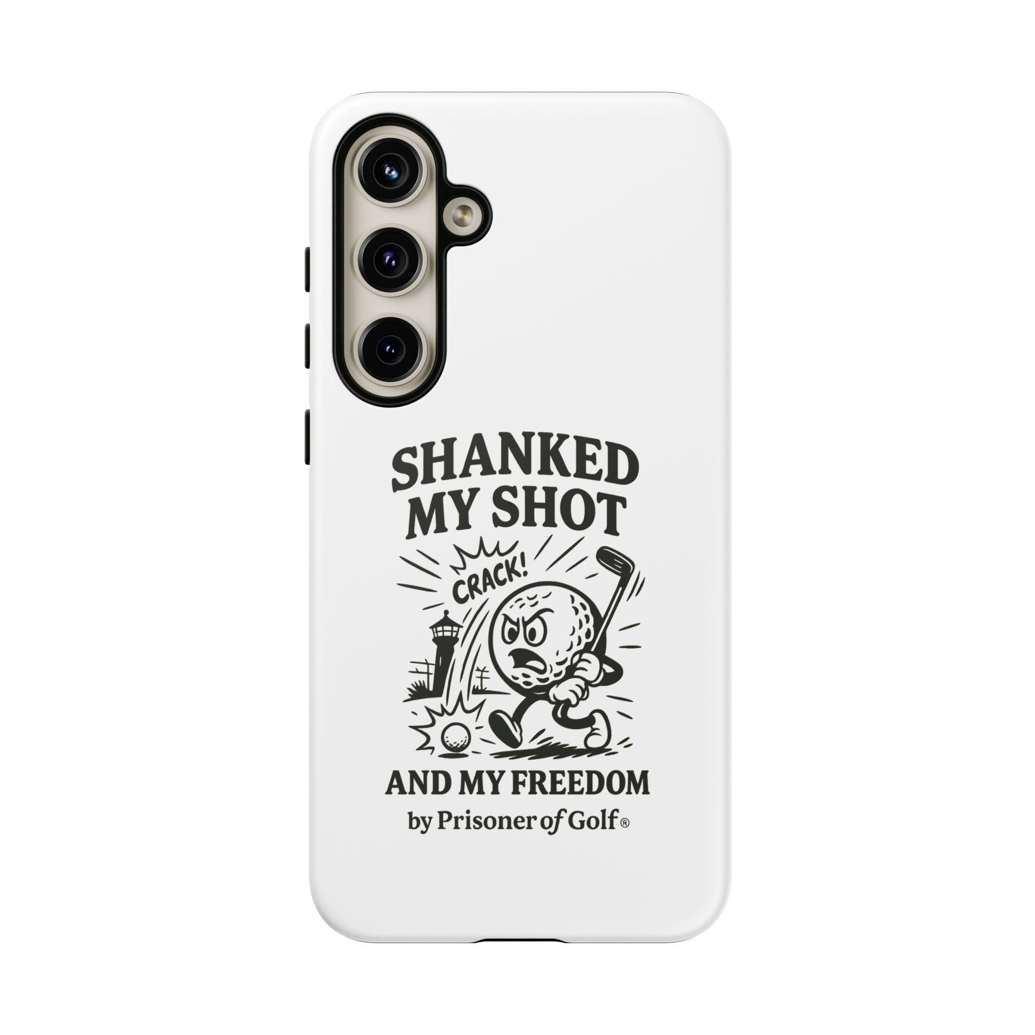 Shanked My Shot, Golf-Themed Phone Case, Funny Golf Gift, Golfer Accessory, Golf Lover's Case, Unique Sports Merchandise