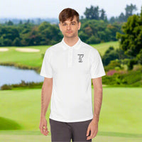 ⛳🔒 Prisoner of Golf® Wordmark – Performance Polo Shirt (Front Logo & Back Wordmark)