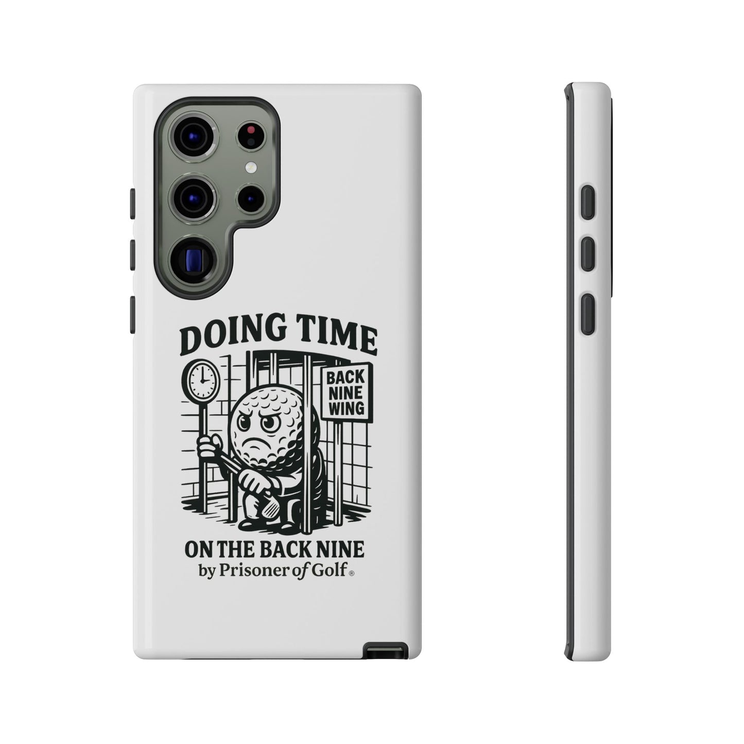 Doing Time on the Back Nine, Golf-Themed Phone Case, Funny Golf Gift, Golfer Accessory, Golf Lover's Case, Unique Sports Merchandise