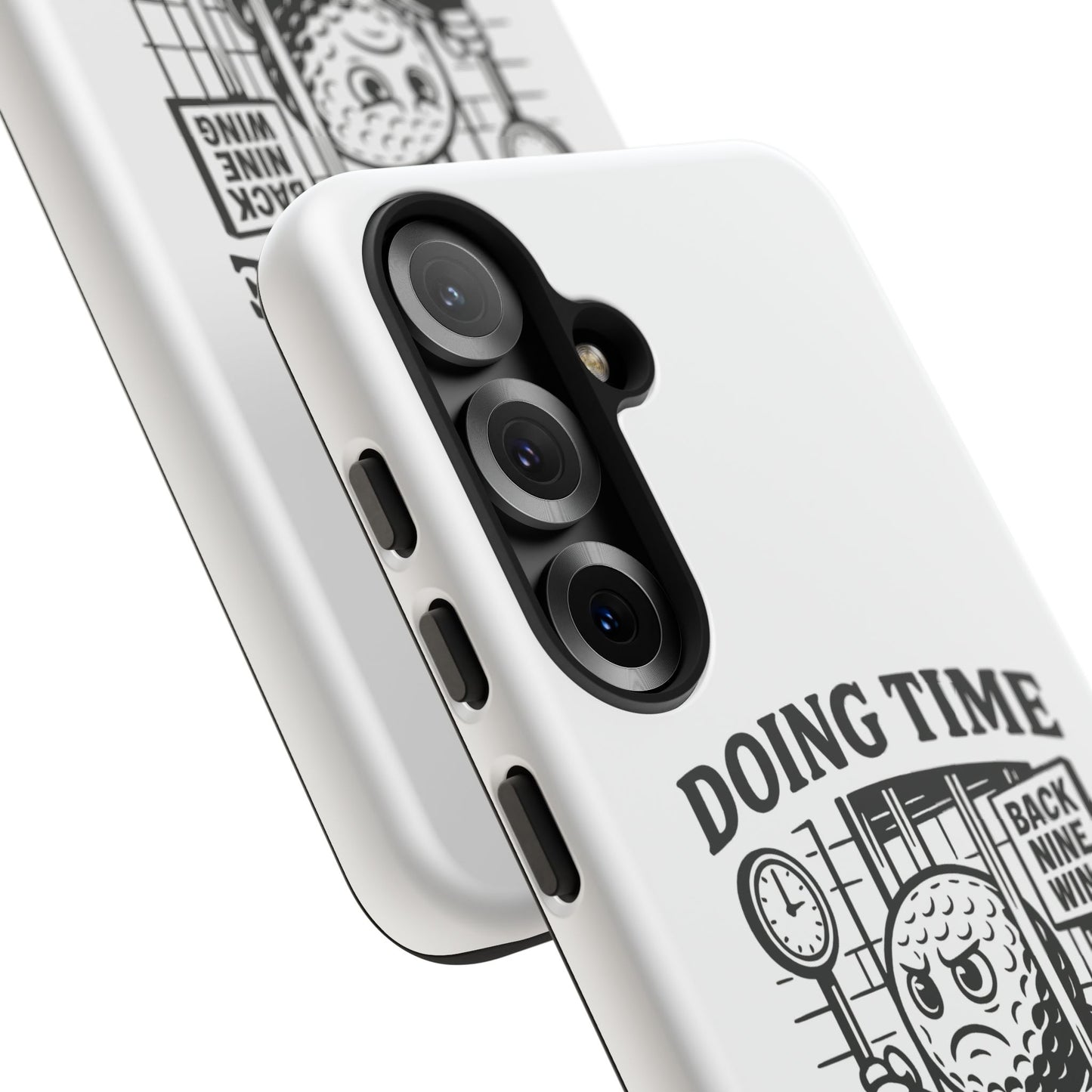 Doing Time on the Back Nine, Golf-Themed Phone Case, Funny Golf Gift, Golfer Accessory, Golf Lover's Case, Unique Sports Merchandise
