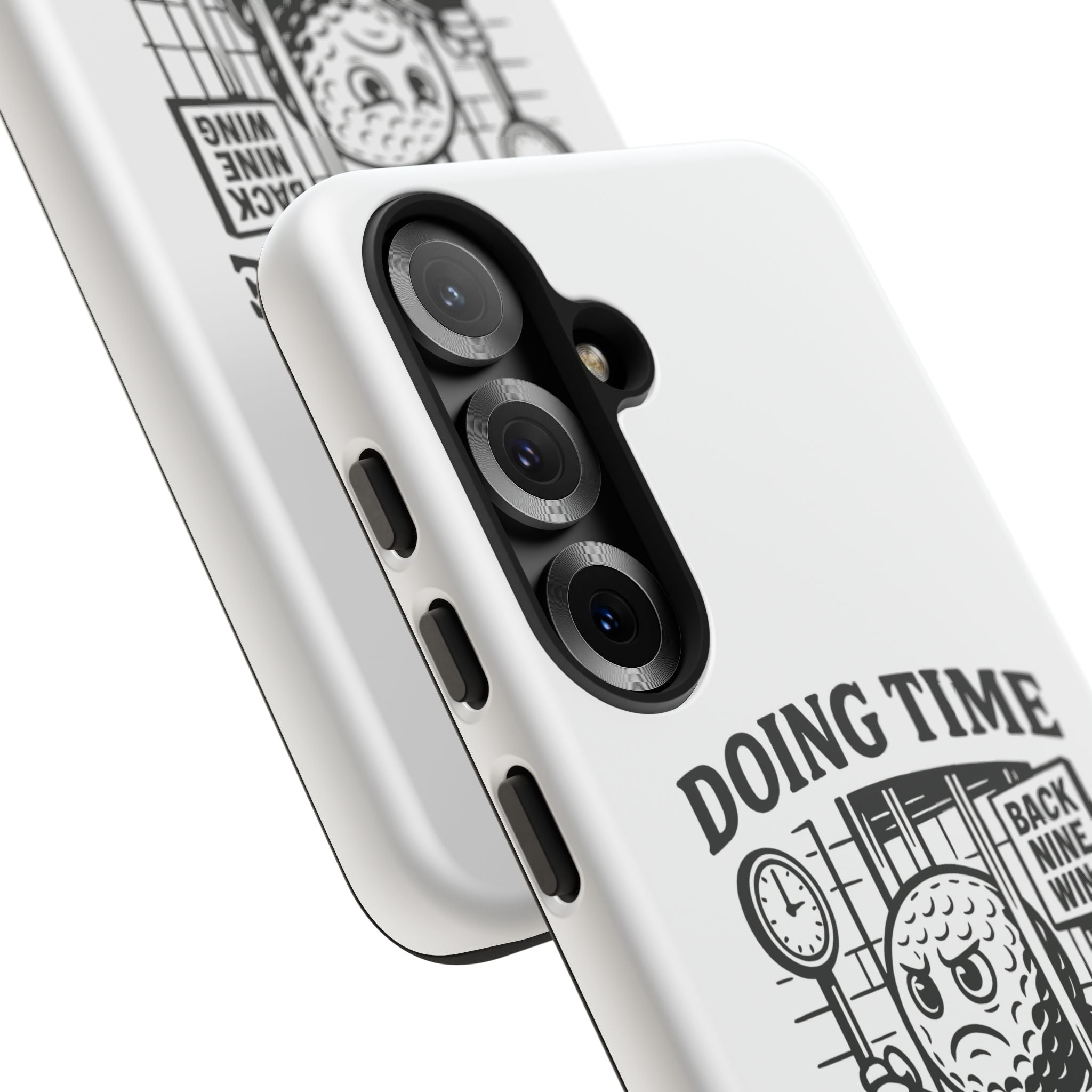 Doing Time on the Back Nine, Golf-Themed Phone Case, Funny Golf Gift, Golfer Accessory, Golf Lover's Case, Unique Sports Merchandise