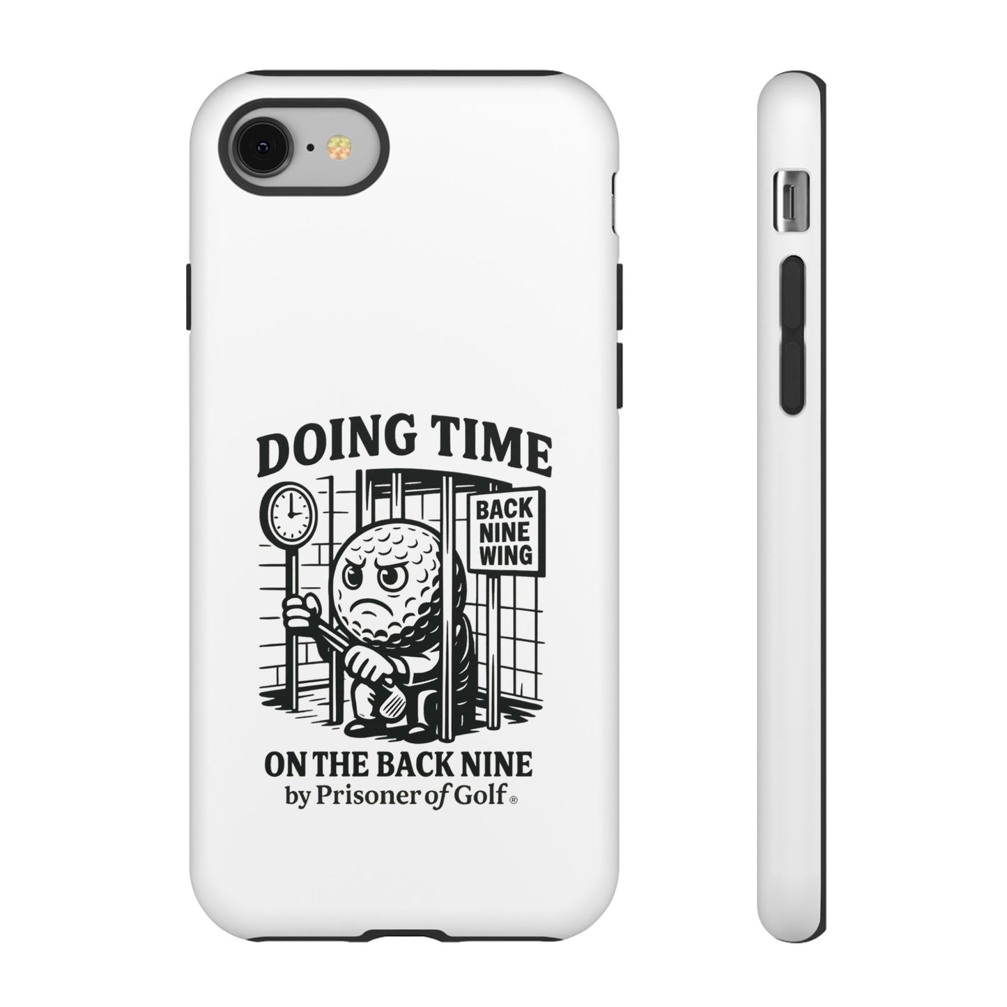 Doing Time on the Back Nine, Golf-Themed Phone Case, Funny Golf Gift, Golfer Accessory, Golf Lover's Case, Unique Sports Merchandise