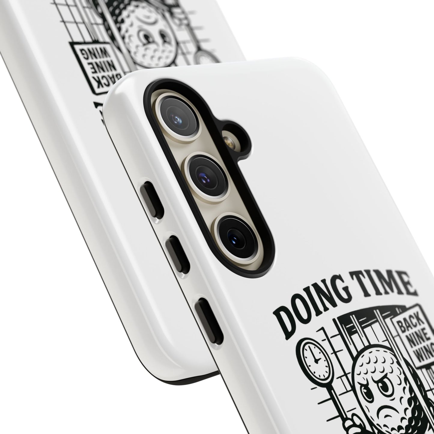Doing Time on the Back Nine, Golf-Themed Phone Case, Funny Golf Gift, Golfer Accessory, Golf Lover's Case, Unique Sports Merchandise