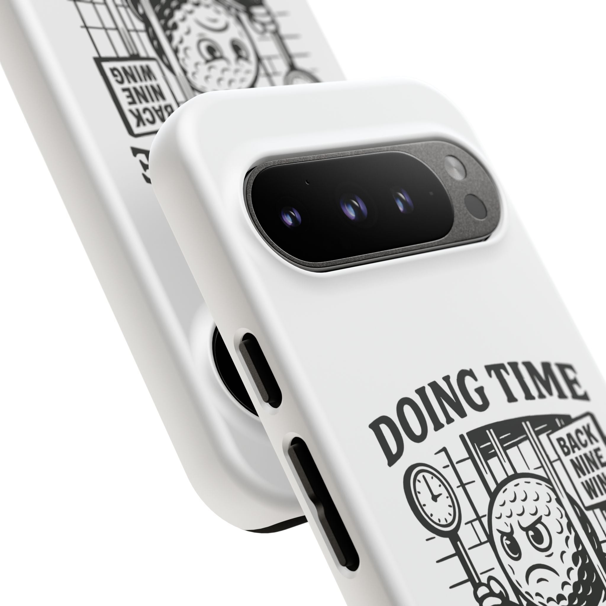 Doing Time on the Back Nine, Golf-Themed Phone Case, Funny Golf Gift, Golfer Accessory, Golf Lover's Case, Unique Sports Merchandise