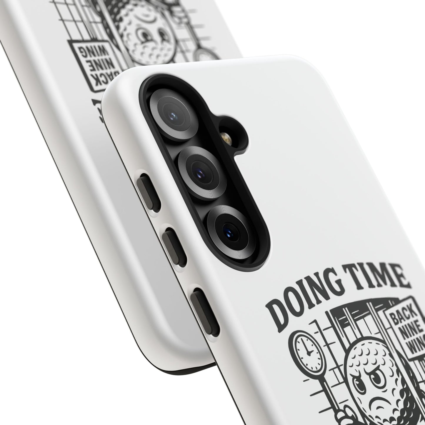 Doing Time on the Back Nine, Golf-Themed Phone Case, Funny Golf Gift, Golfer Accessory, Golf Lover's Case, Unique Sports Merchandise