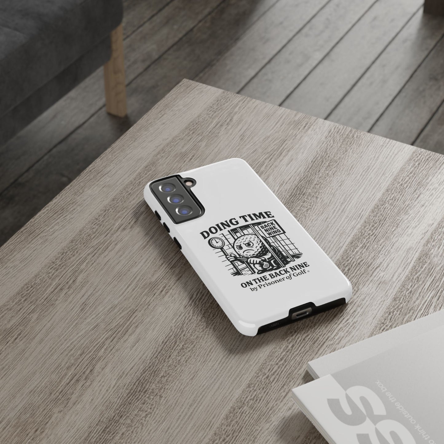 Doing Time on the Back Nine, Golf-Themed Phone Case, Funny Golf Gift, Golfer Accessory, Golf Lover's Case, Unique Sports Merchandise