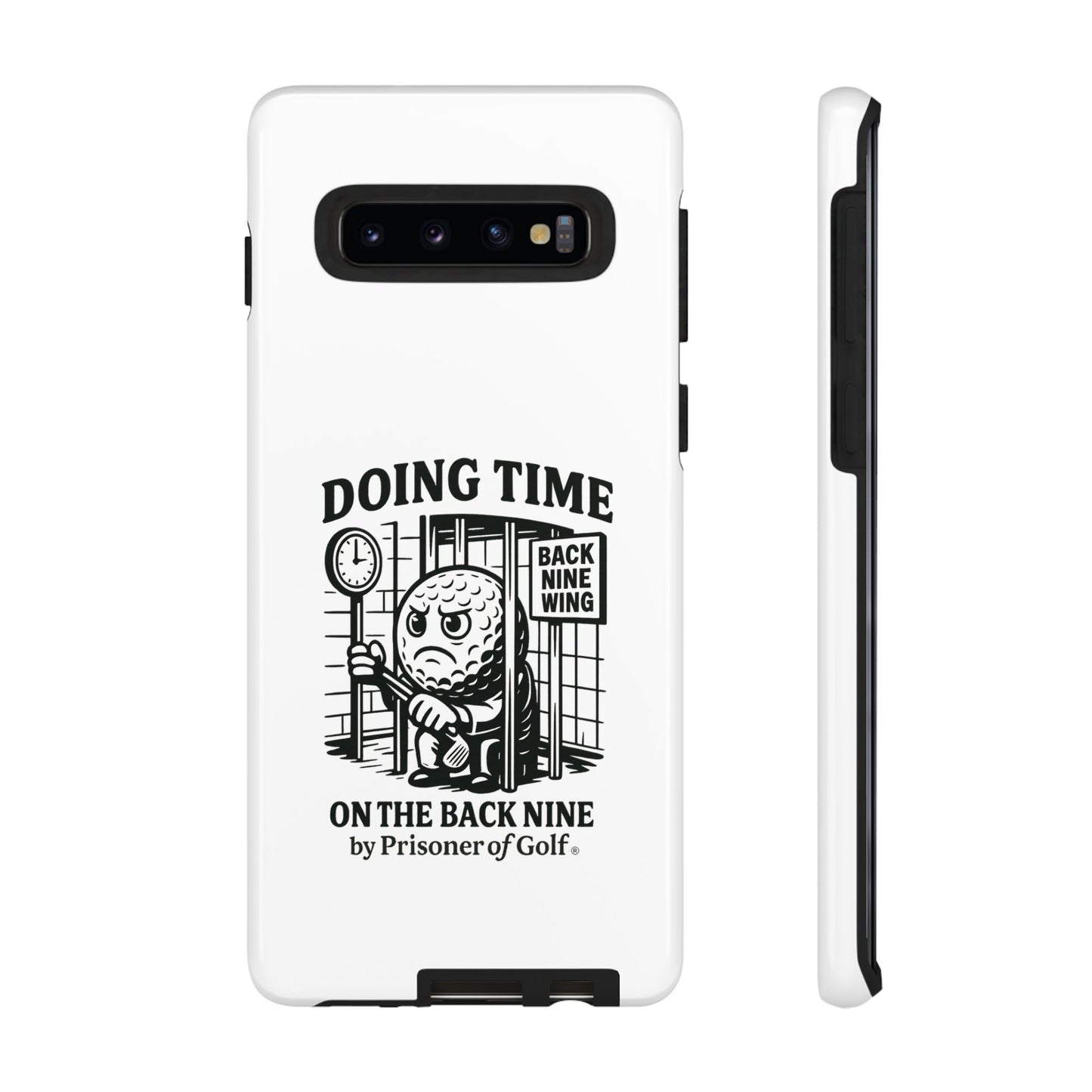Doing Time on the Back Nine, Golf-Themed Phone Case, Funny Golf Gift, Golfer Accessory, Golf Lover's Case, Unique Sports Merchandise