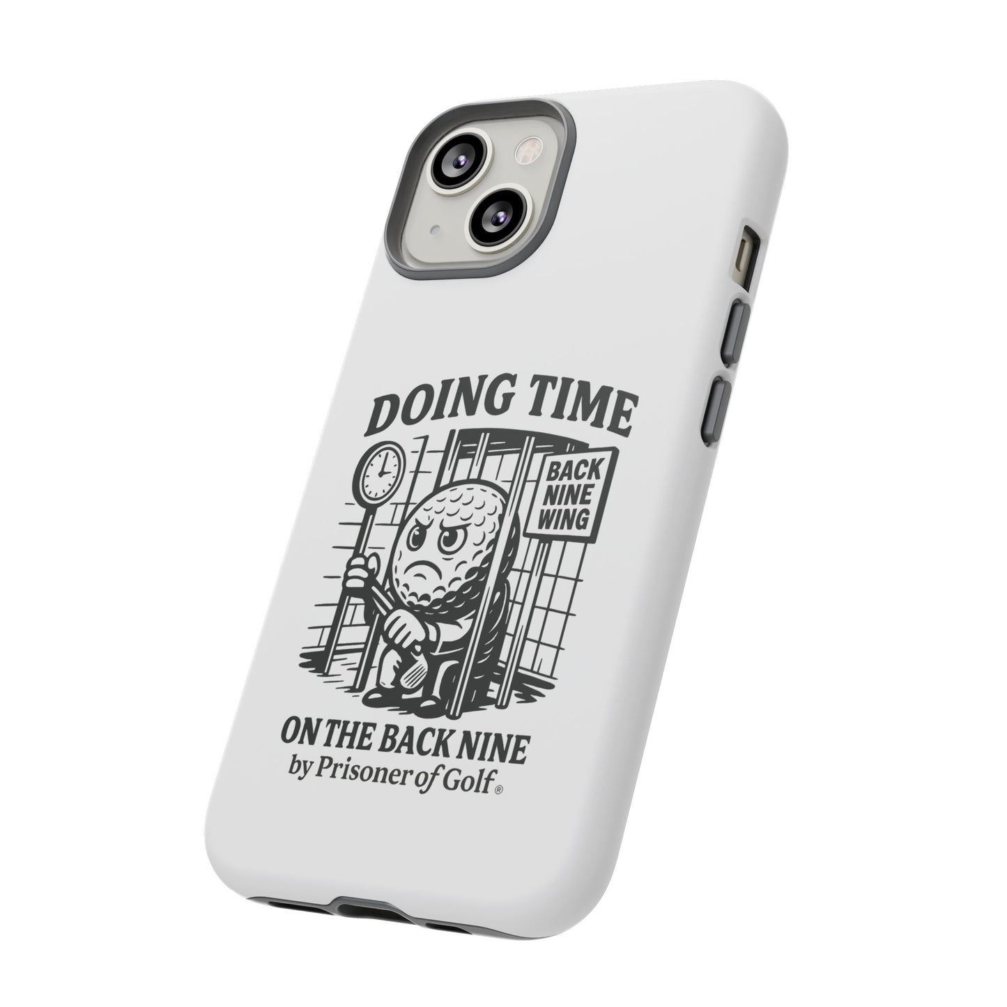 Doing Time on the Back Nine, Golf-Themed Phone Case, Funny Golf Gift, Golfer Accessory, Golf Lover's Case, Unique Sports Merchandise