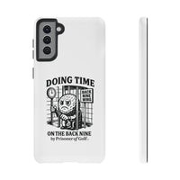 Doing Time on the Back Nine, Golf-Themed Phone Case, Funny Golf Gift, Golfer Accessory, Golf Lover's Case, Unique Sports Merchandise