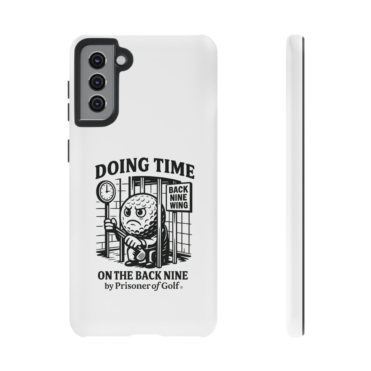 Doing Time on the Back Nine, Golf-Themed Phone Case, Funny Golf Gift, Golfer Accessory, Golf Lover's Case, Unique Sports Merchandise