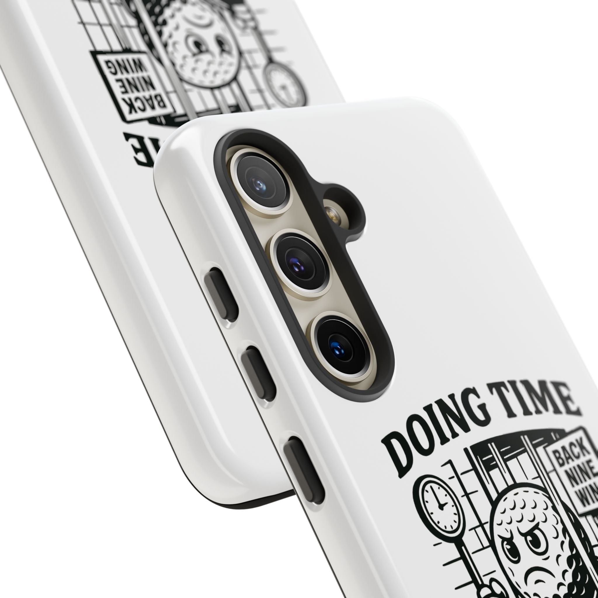 Doing Time on the Back Nine, Golf-Themed Phone Case, Funny Golf Gift, Golfer Accessory, Golf Lover's Case, Unique Sports Merchandise