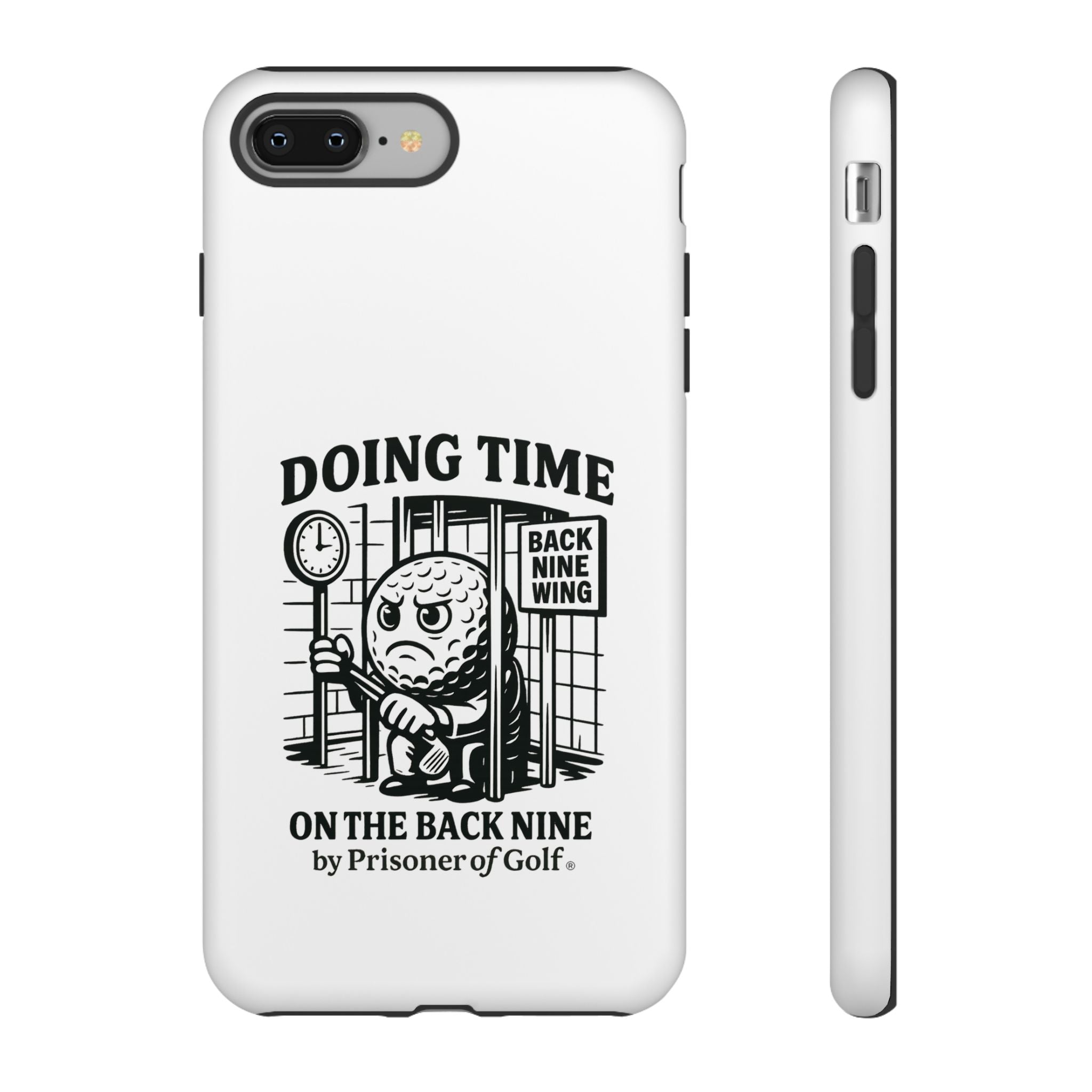 Doing Time on the Back Nine, Golf-Themed Phone Case, Funny Golf Gift, Golfer Accessory, Golf Lover's Case, Unique Sports Merchandise
