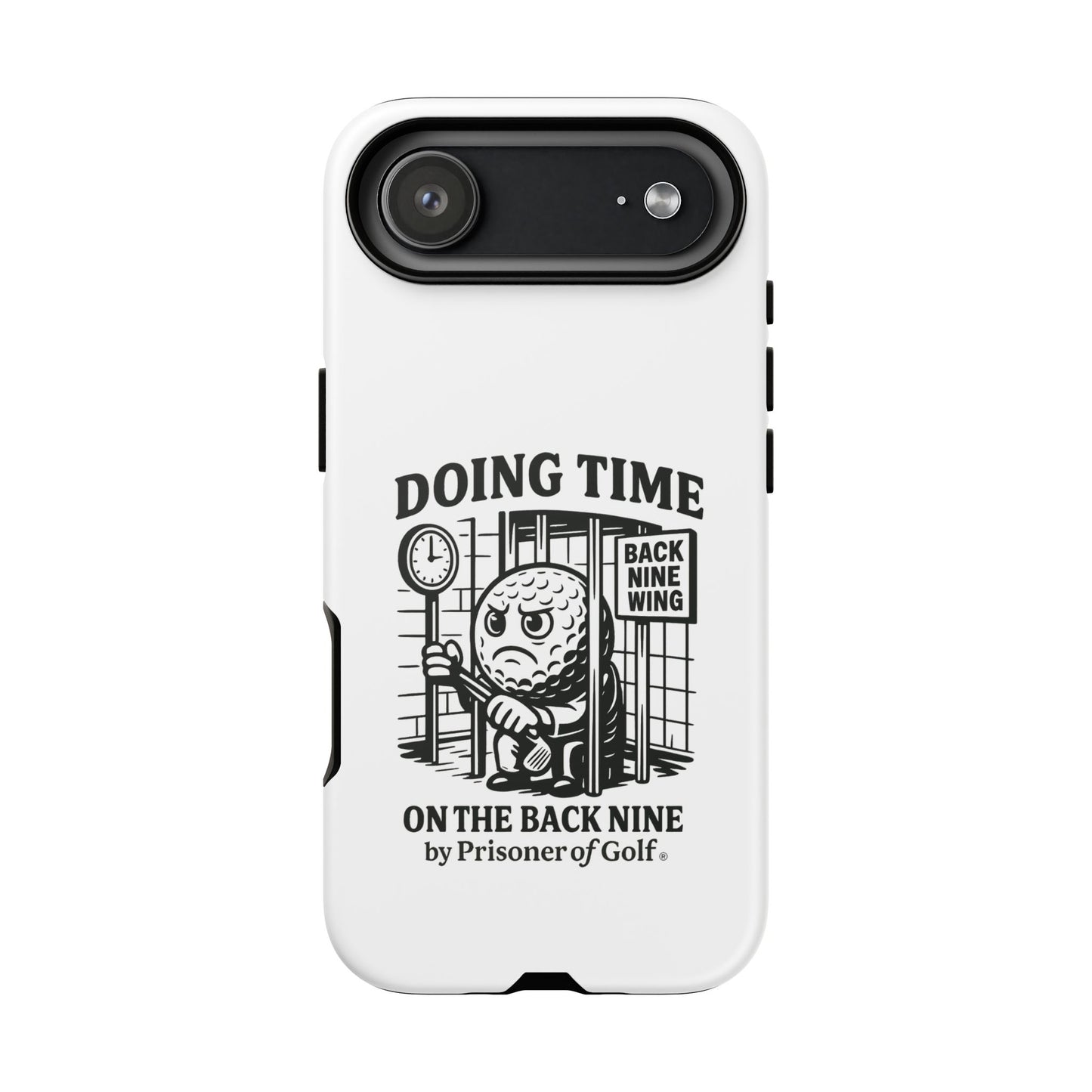 Doing Time on the Back Nine, Golf-Themed Phone Case, Funny Golf Gift, Golfer Accessory, Golf Lover's Case, Unique Sports Merchandise