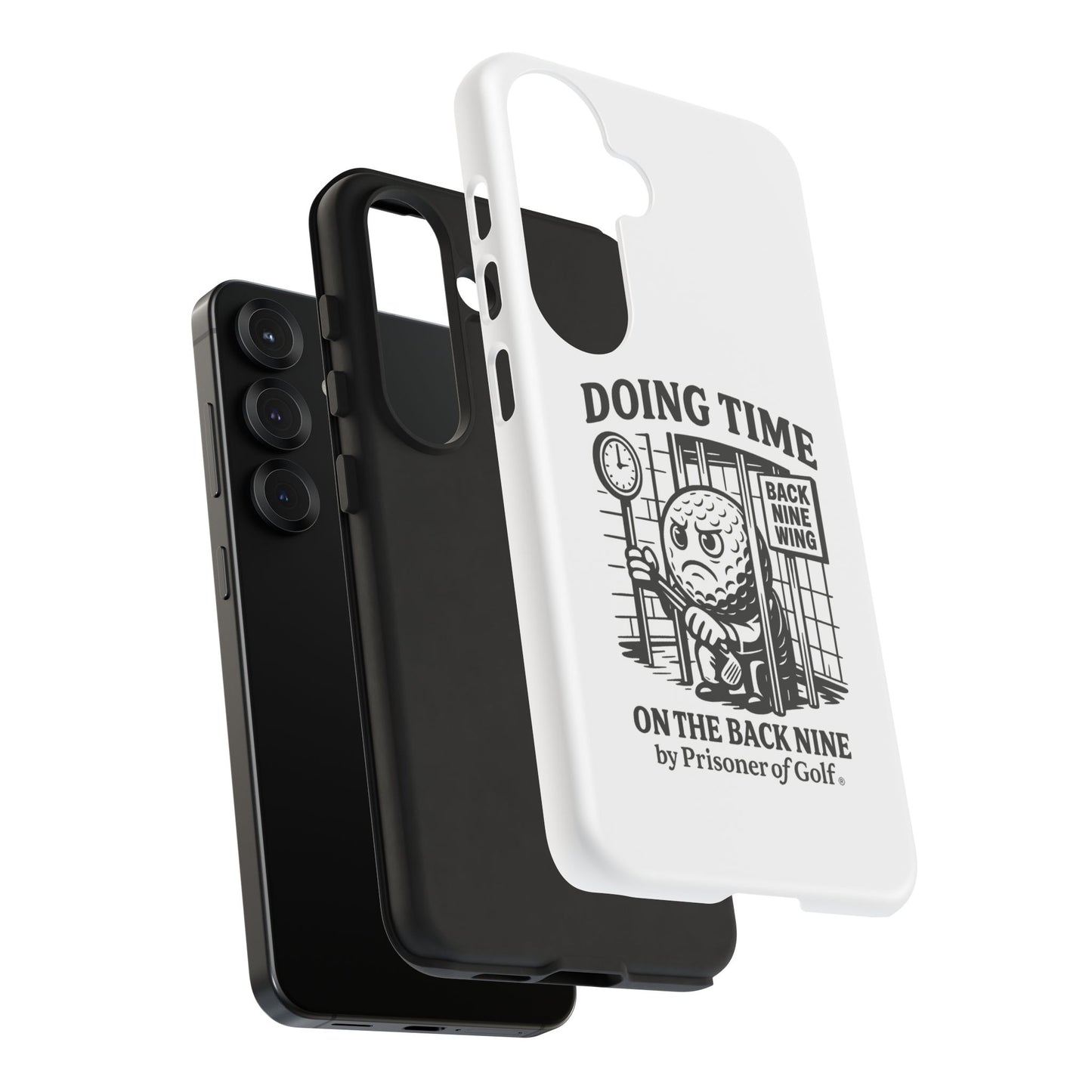 Doing Time on the Back Nine, Golf-Themed Phone Case, Funny Golf Gift, Golfer Accessory, Golf Lover's Case, Unique Sports Merchandise