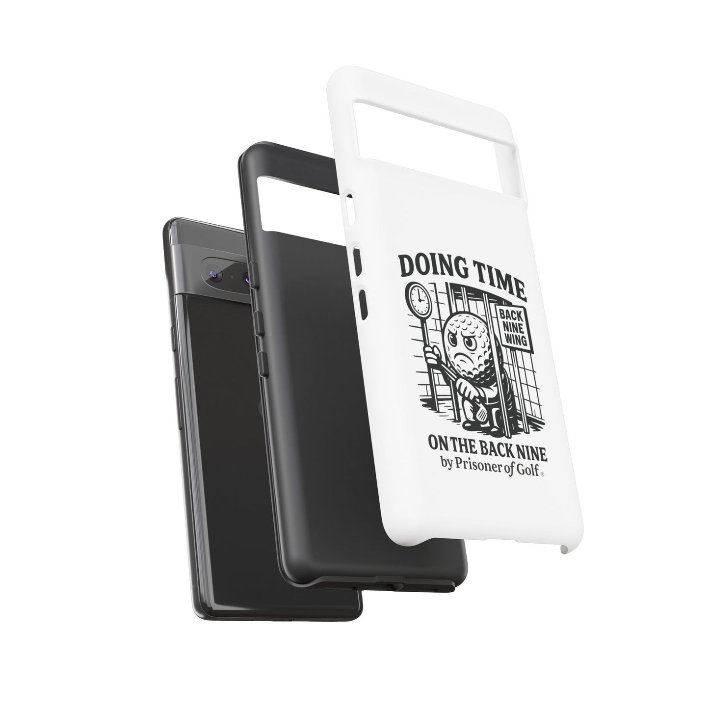 Doing Time on the Back Nine, Golf-Themed Phone Case, Funny Golf Gift, Golfer Accessory, Golf Lover's Case, Unique Sports Merchandise