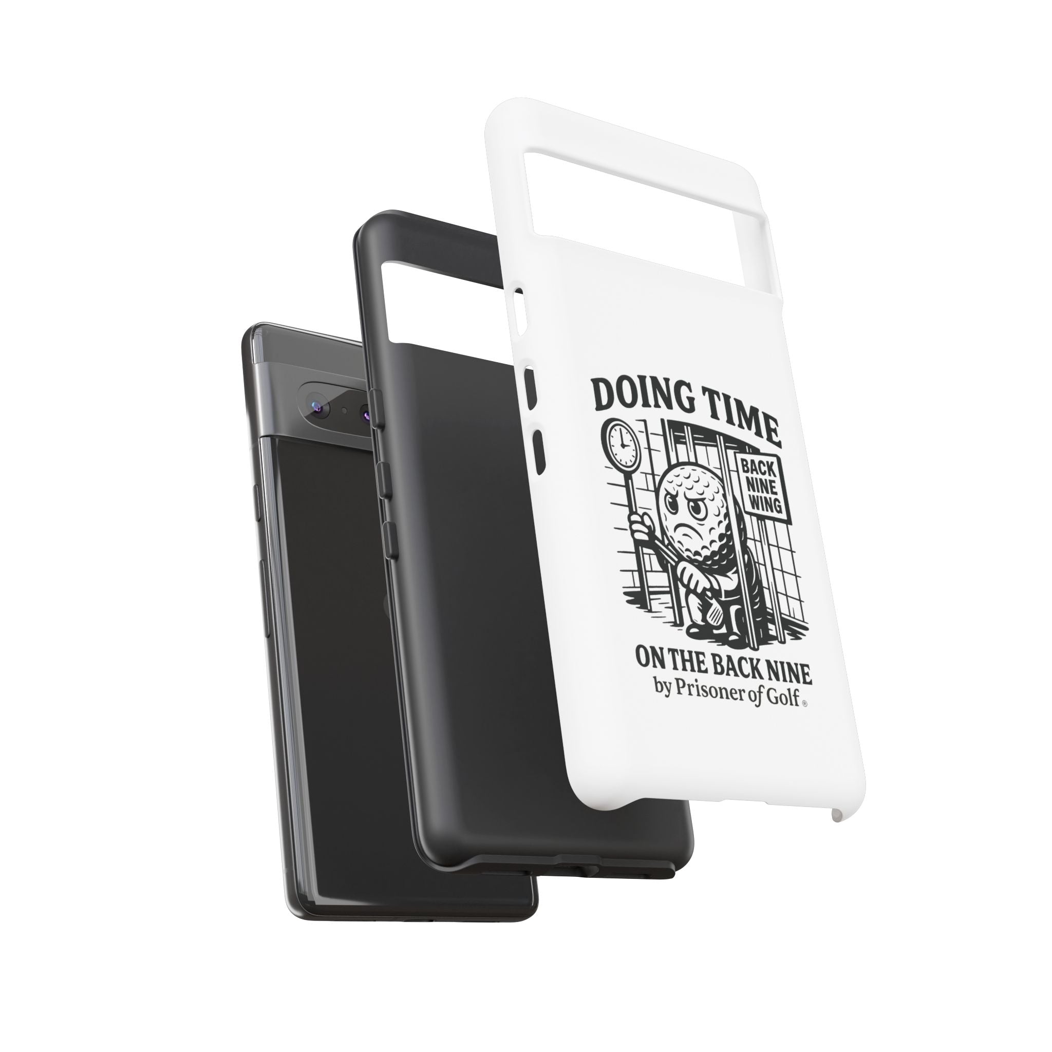 Doing Time on the Back Nine, Golf-Themed Phone Case, Funny Golf Gift, Golfer Accessory, Golf Lover's Case, Unique Sports Merchandise