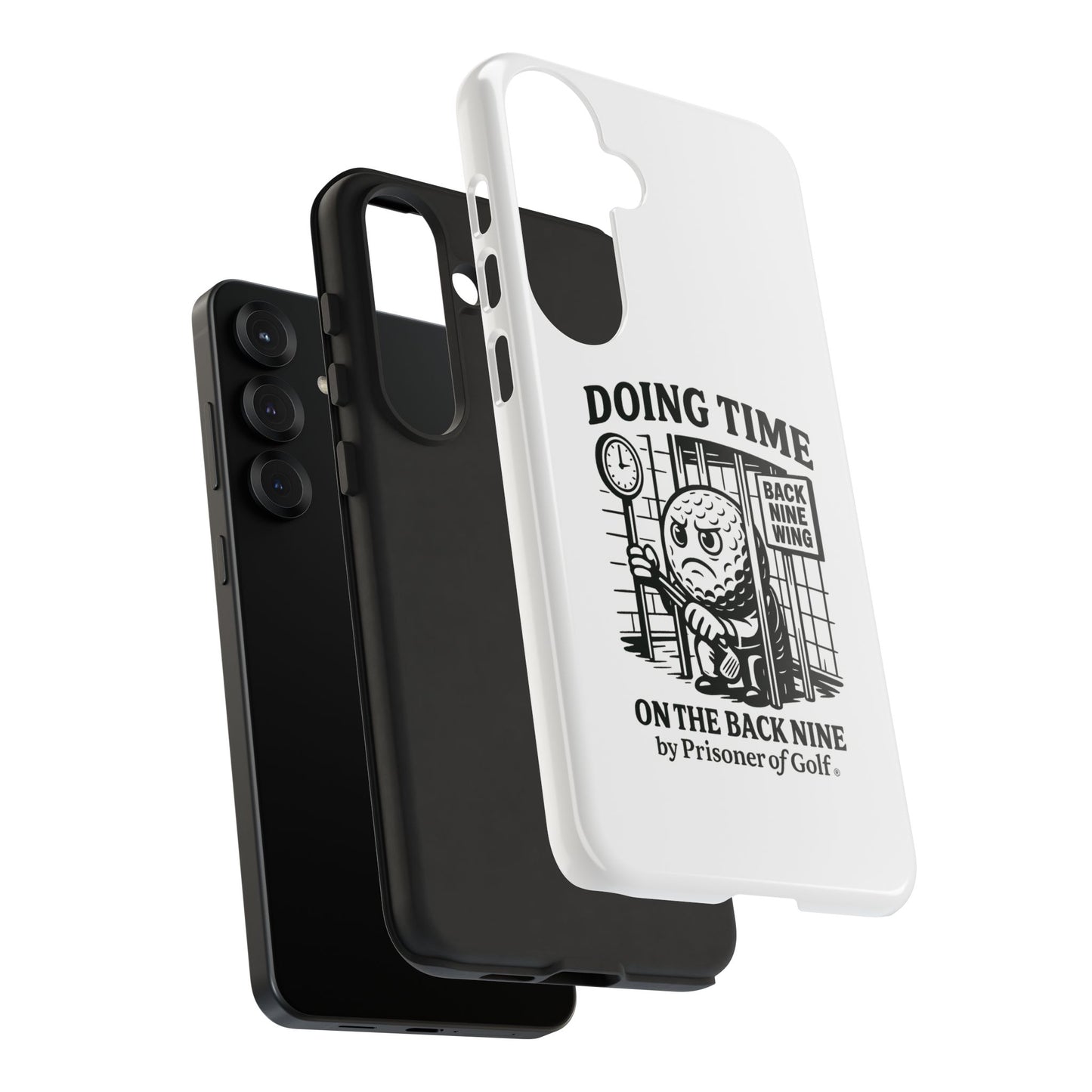 Doing Time on the Back Nine, Golf-Themed Phone Case, Funny Golf Gift, Golfer Accessory, Golf Lover's Case, Unique Sports Merchandise