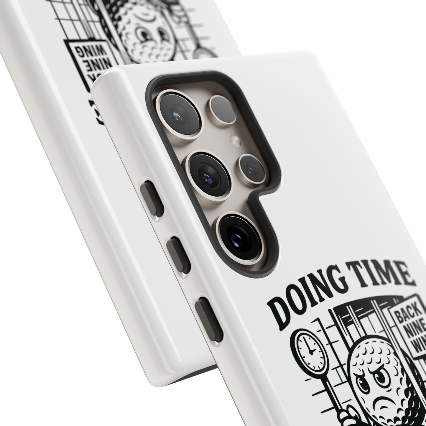 Doing Time on the Back Nine, Golf-Themed Phone Case, Funny Golf Gift, Golfer Accessory, Golf Lover's Case, Unique Sports Merchandise