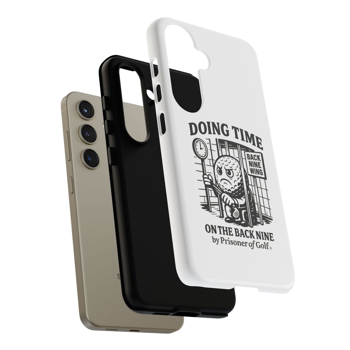 Doing Time on the Back Nine, Golf-Themed Phone Case, Funny Golf Gift, Golfer Accessory, Golf Lover's Case, Unique Sports Merchandise