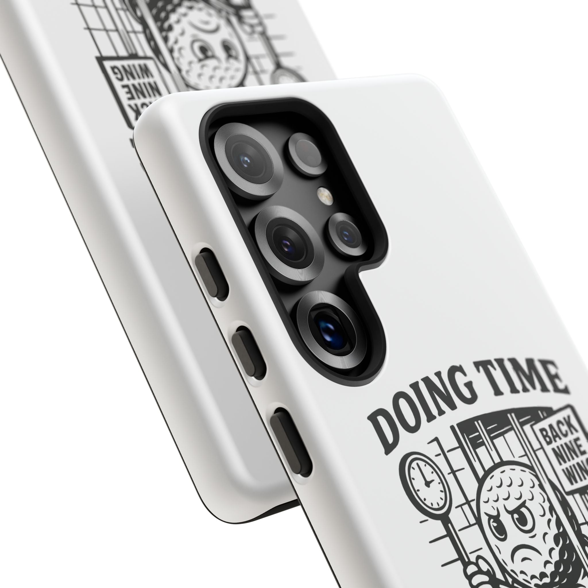 Doing Time on the Back Nine, Golf-Themed Phone Case, Funny Golf Gift, Golfer Accessory, Golf Lover's Case, Unique Sports Merchandise