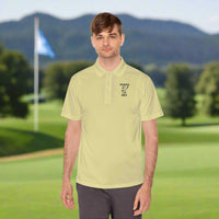 ⛳ Men's Sport Polo Shirt - 'Prisoner of Golf' Design, Casual Wear, Golf Enthusiast Gift, Summer Outfit, Athletic Polo (Front & Back Logo)