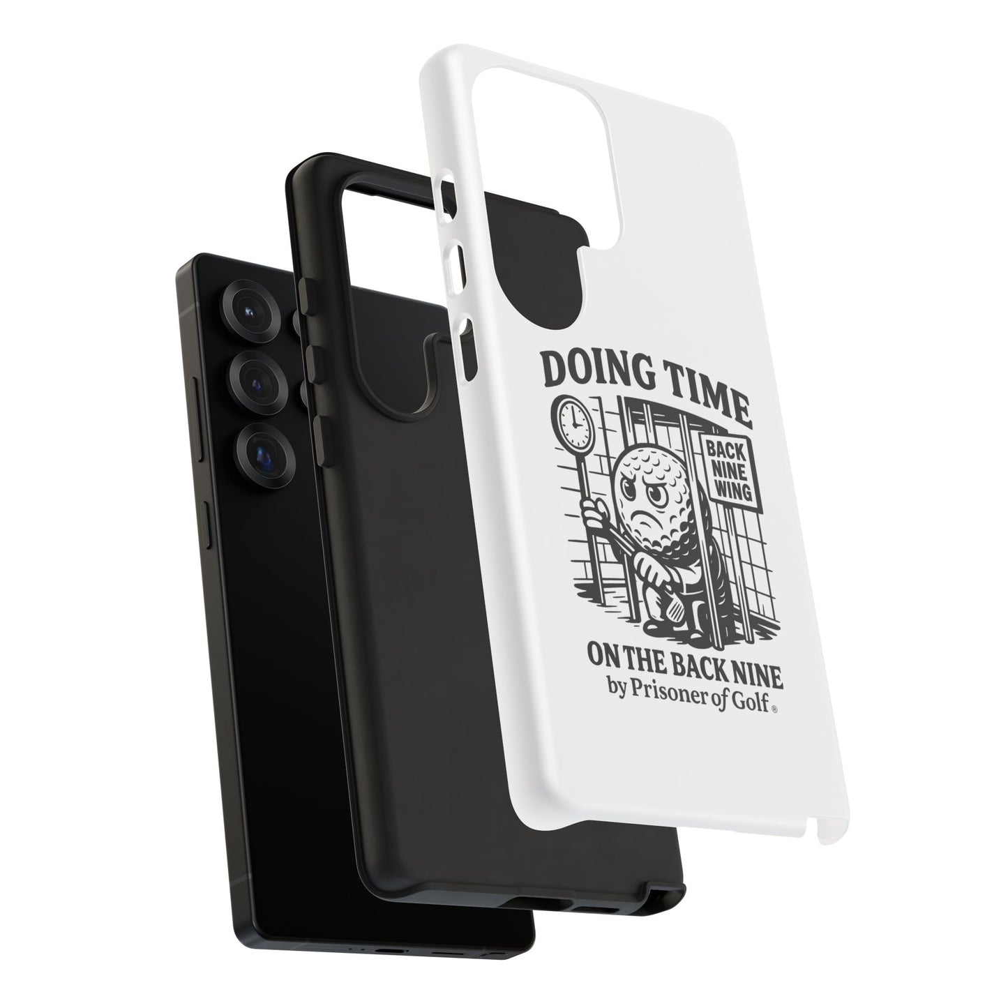Doing Time on the Back Nine, Golf-Themed Phone Case, Funny Golf Gift, Golfer Accessory, Golf Lover's Case, Unique Sports Merchandise