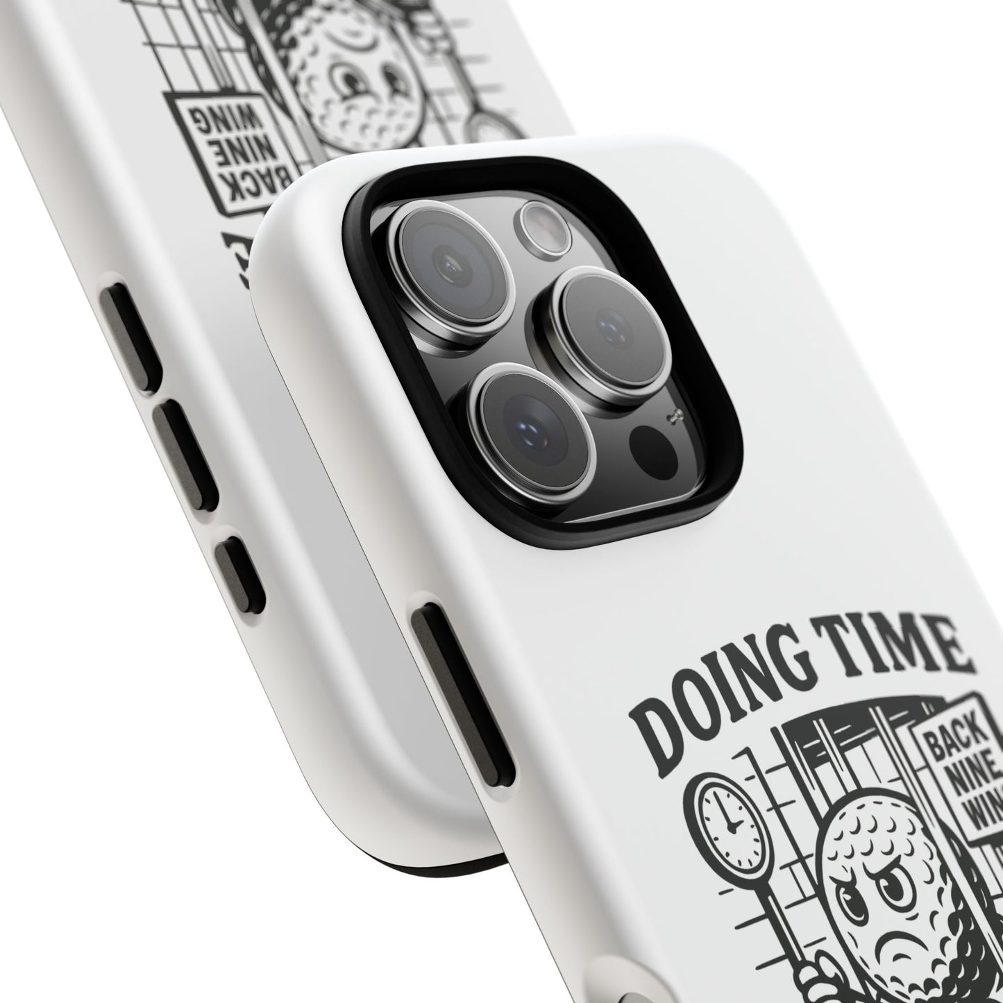 Doing Time on the Back Nine, Golf-Themed Phone Case, Funny Golf Gift, Golfer Accessory, Golf Lover's Case, Unique Sports Merchandise