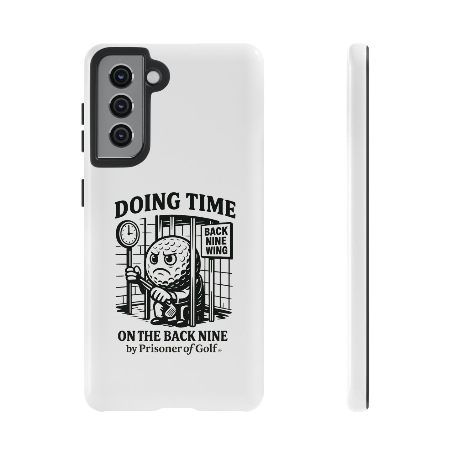 Doing Time on the Back Nine, Golf-Themed Phone Case, Funny Golf Gift, Golfer Accessory, Golf Lover's Case, Unique Sports Merchandise