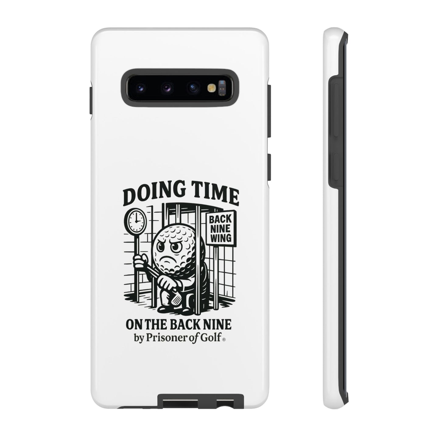Doing Time on the Back Nine, Golf-Themed Phone Case, Funny Golf Gift, Golfer Accessory, Golf Lover's Case, Unique Sports Merchandise
