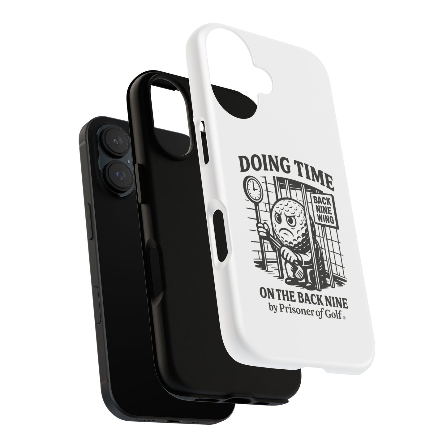 Doing Time on the Back Nine, Golf-Themed Phone Case, Funny Golf Gift, Golfer Accessory, Golf Lover's Case, Unique Sports Merchandise