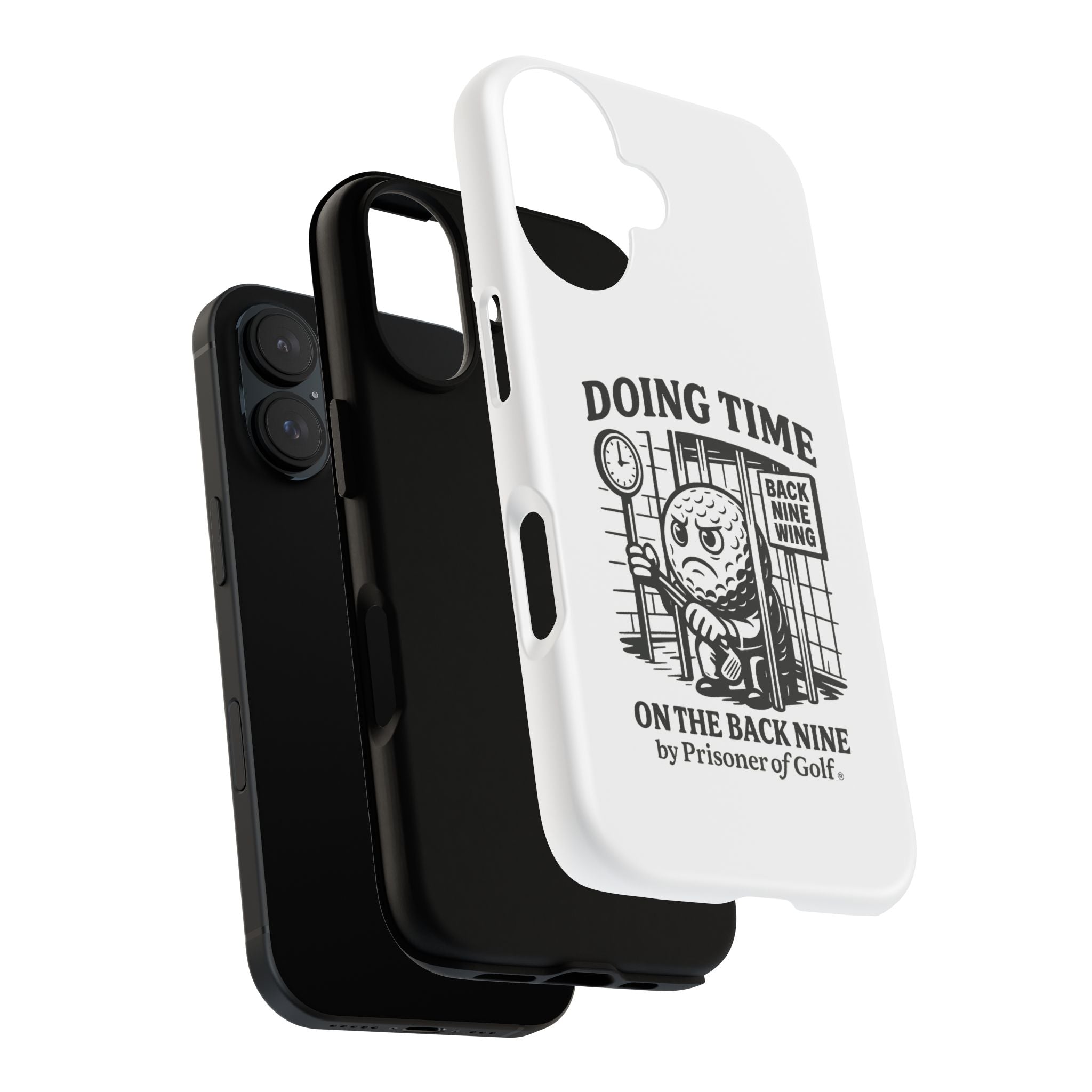 Doing Time on the Back Nine, Golf-Themed Phone Case, Funny Golf Gift, Golfer Accessory, Golf Lover's Case, Unique Sports Merchandise
