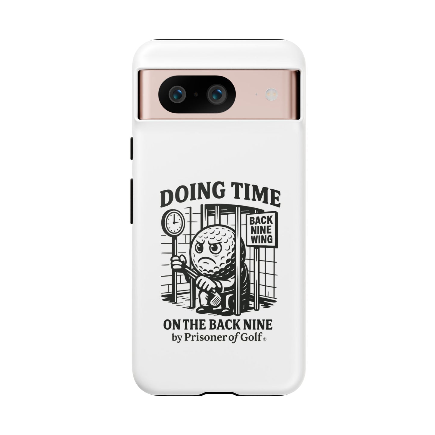 Doing Time on the Back Nine, Golf-Themed Phone Case, Funny Golf Gift, Golfer Accessory, Golf Lover's Case, Unique Sports Merchandise