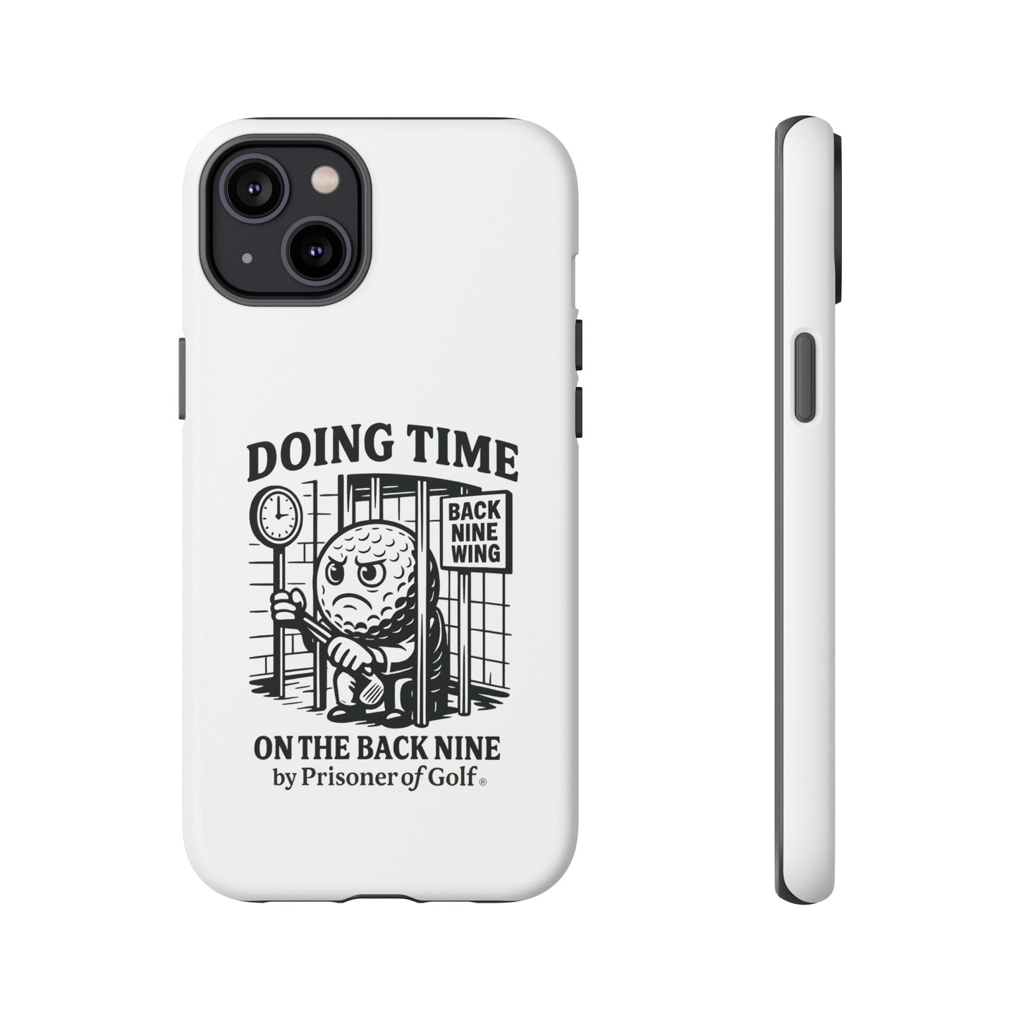 Doing Time on the Back Nine, Golf-Themed Phone Case, Funny Golf Gift, Golfer Accessory, Golf Lover's Case, Unique Sports Merchandise