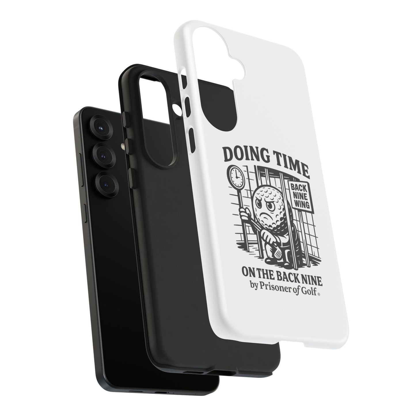 Doing Time on the Back Nine, Golf-Themed Phone Case, Funny Golf Gift, Golfer Accessory, Golf Lover's Case, Unique Sports Merchandise