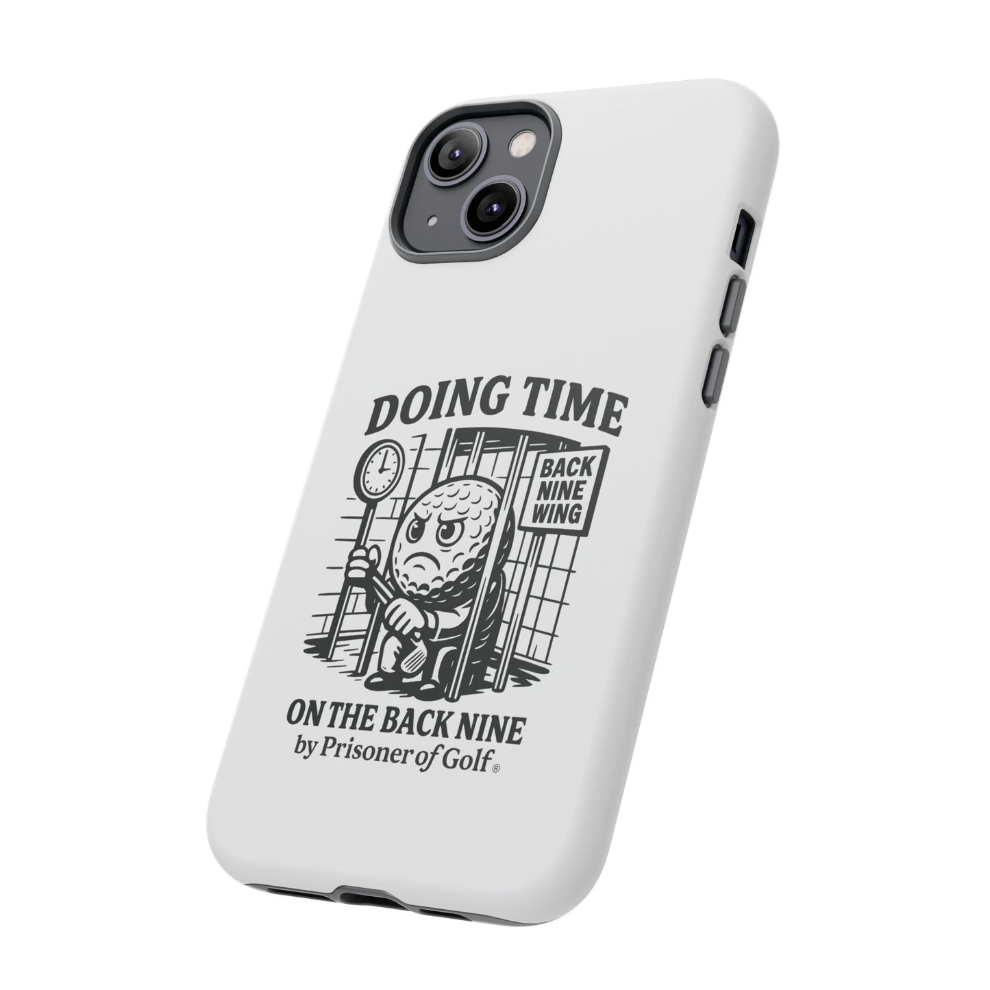 Doing Time on the Back Nine, Golf-Themed Phone Case, Funny Golf Gift, Golfer Accessory, Golf Lover's Case, Unique Sports Merchandise
