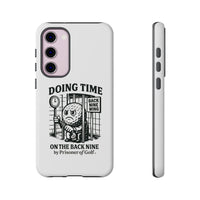 Doing Time on the Back Nine, Golf-Themed Phone Case, Funny Golf Gift, Golfer Accessory, Golf Lover's Case, Unique Sports Merchandise
