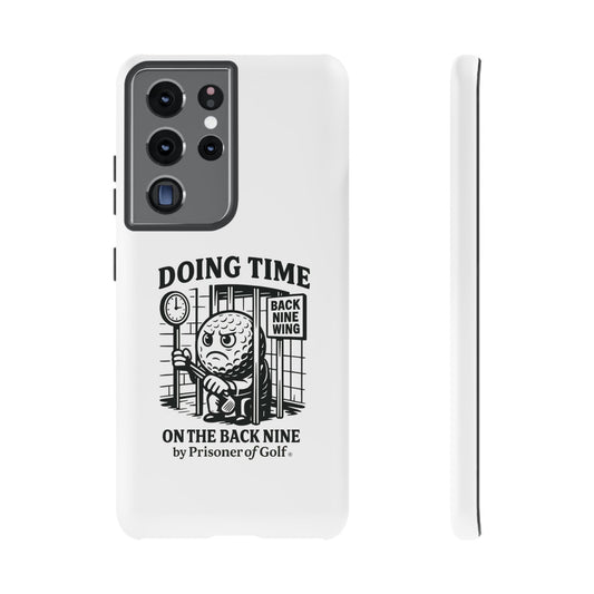 Doing Time on the Back Nine, Golf-Themed Phone Case, Funny Golf Gift, Golfer Accessory, Golf Lover's Case, Unique Sports Merchandise