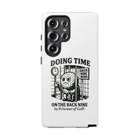 Doing Time on the Back Nine, Golf-Themed Phone Case, Funny Golf Gift, Golfer Accessory, Golf Lover's Case, Unique Sports Merchandise