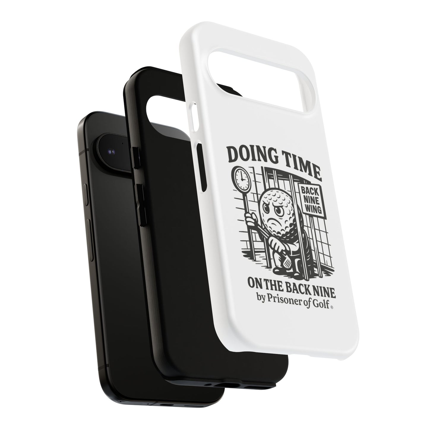 Doing Time on the Back Nine, Golf-Themed Phone Case, Funny Golf Gift, Golfer Accessory, Golf Lover's Case, Unique Sports Merchandise