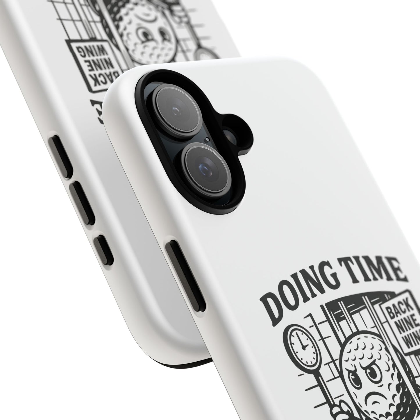 Doing Time on the Back Nine, Golf-Themed Phone Case, Funny Golf Gift, Golfer Accessory, Golf Lover's Case, Unique Sports Merchandise