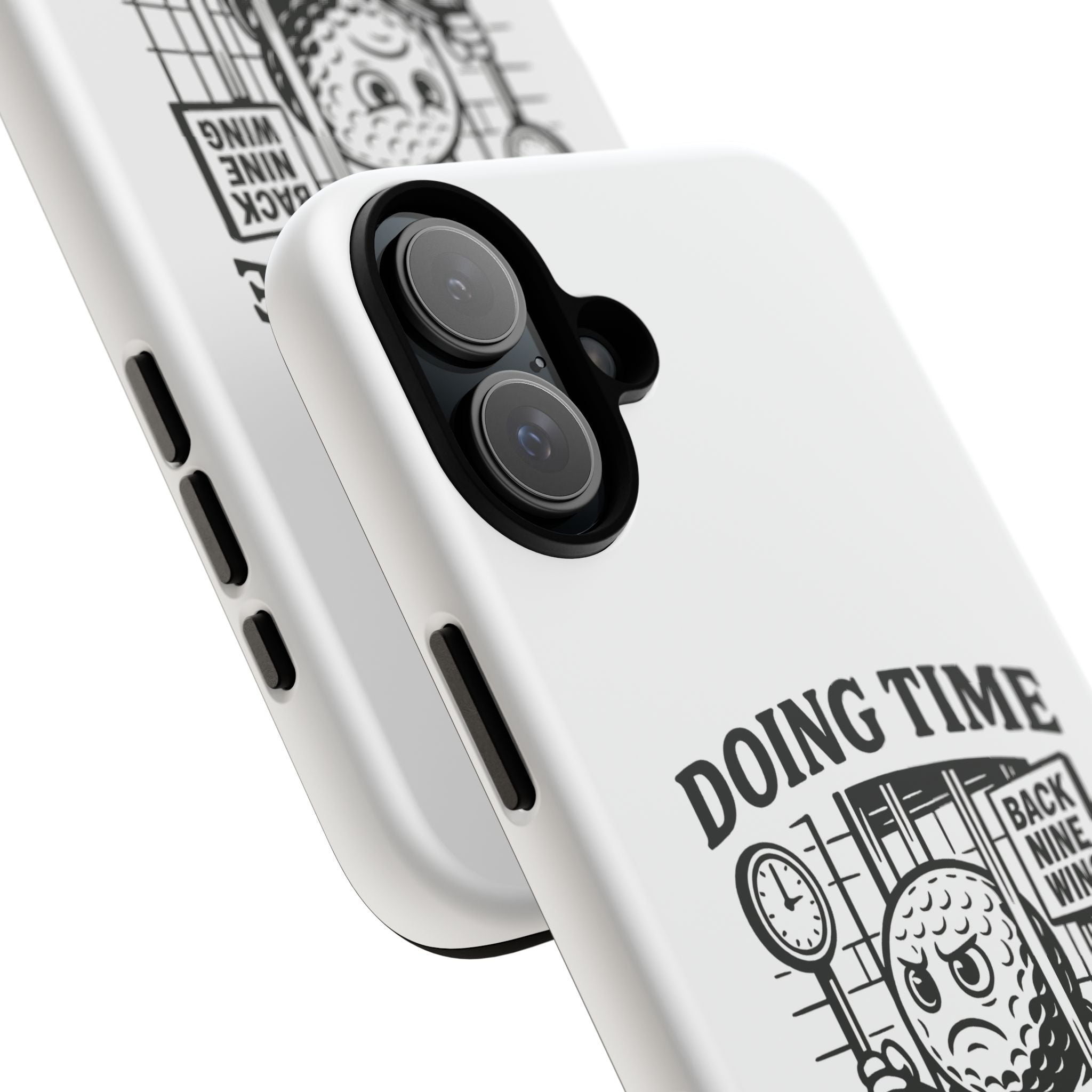 Doing Time on the Back Nine, Golf-Themed Phone Case, Funny Golf Gift, Golfer Accessory, Golf Lover's Case, Unique Sports Merchandise