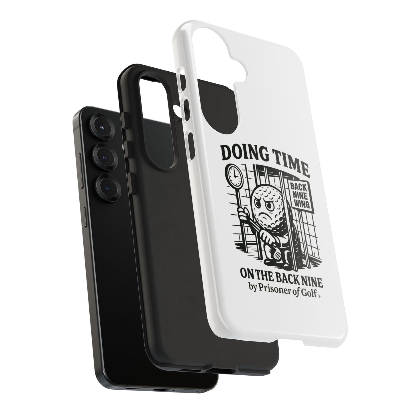 Doing Time on the Back Nine, Golf-Themed Phone Case, Funny Golf Gift, Golfer Accessory, Golf Lover's Case, Unique Sports Merchandise