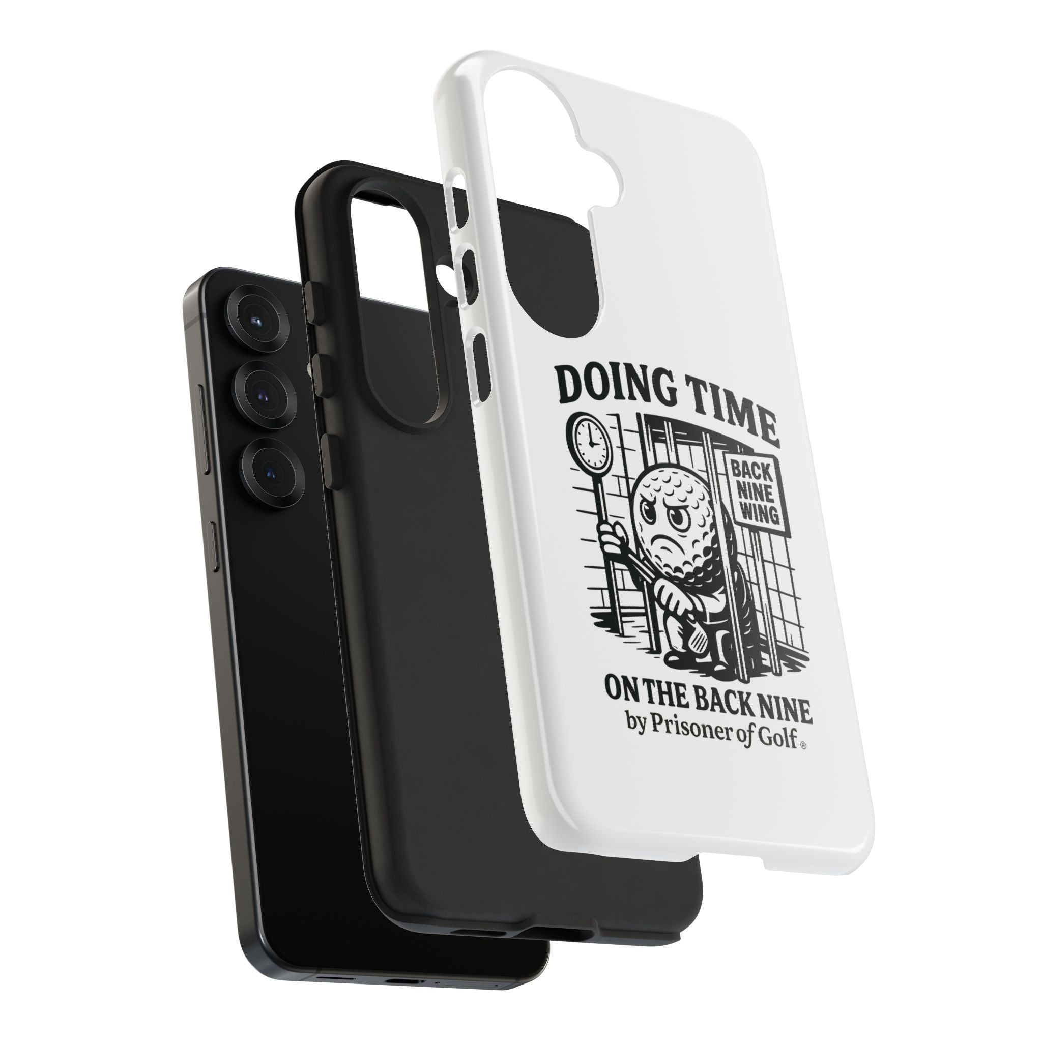 Doing Time on the Back Nine, Golf-Themed Phone Case, Funny Golf Gift, Golfer Accessory, Golf Lover's Case, Unique Sports Merchandise