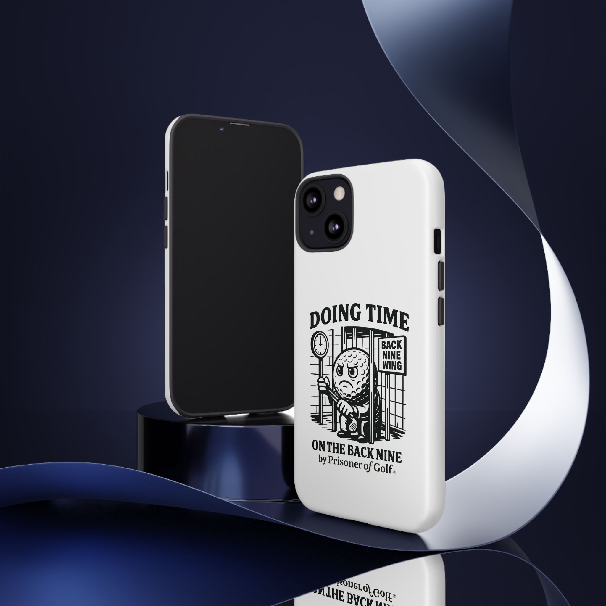 Doing Time on the Back Nine, Golf-Themed Phone Case, Funny Golf Gift, Golfer Accessory, Golf Lover's Case, Unique Sports Merchandise